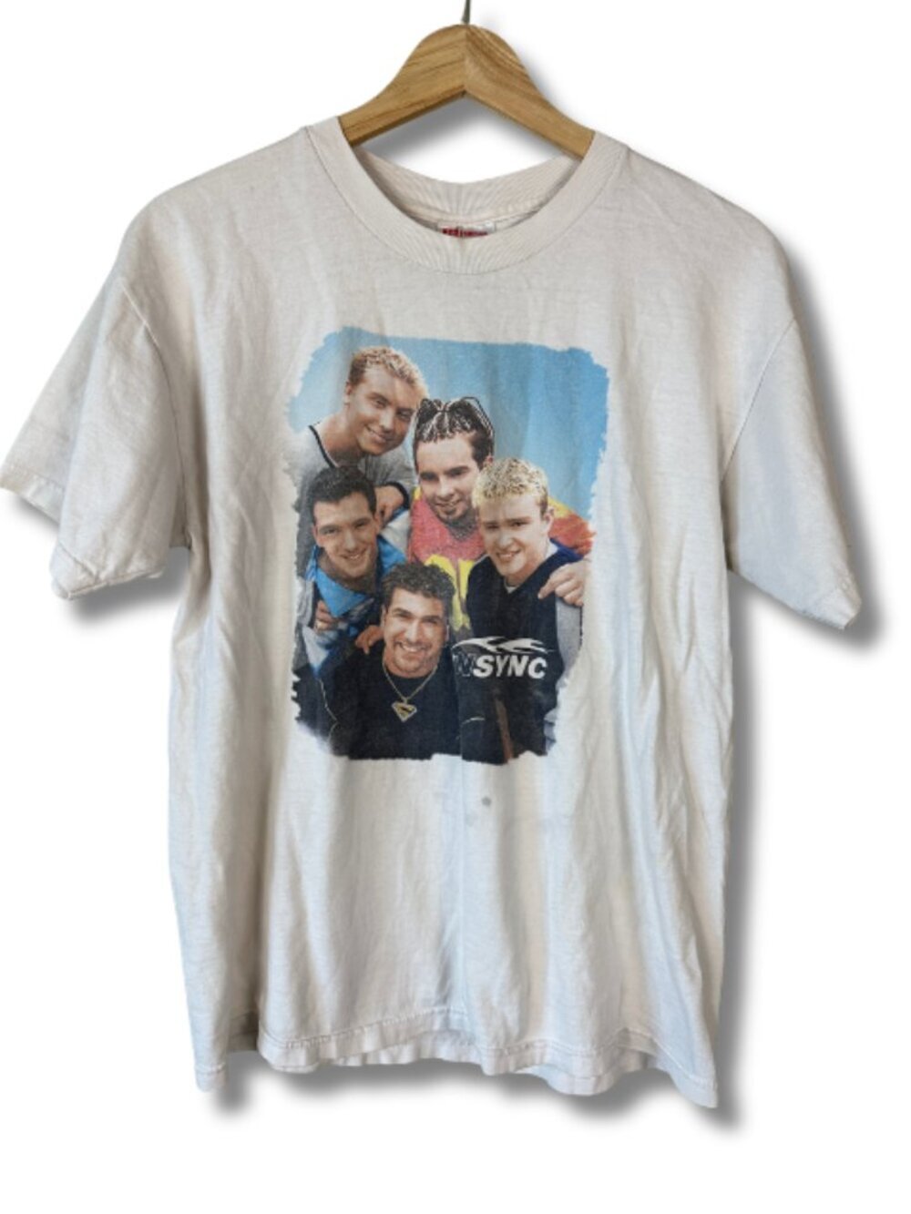 NSYNC Vintage Graphic Band T-Shirt 90s Pop White